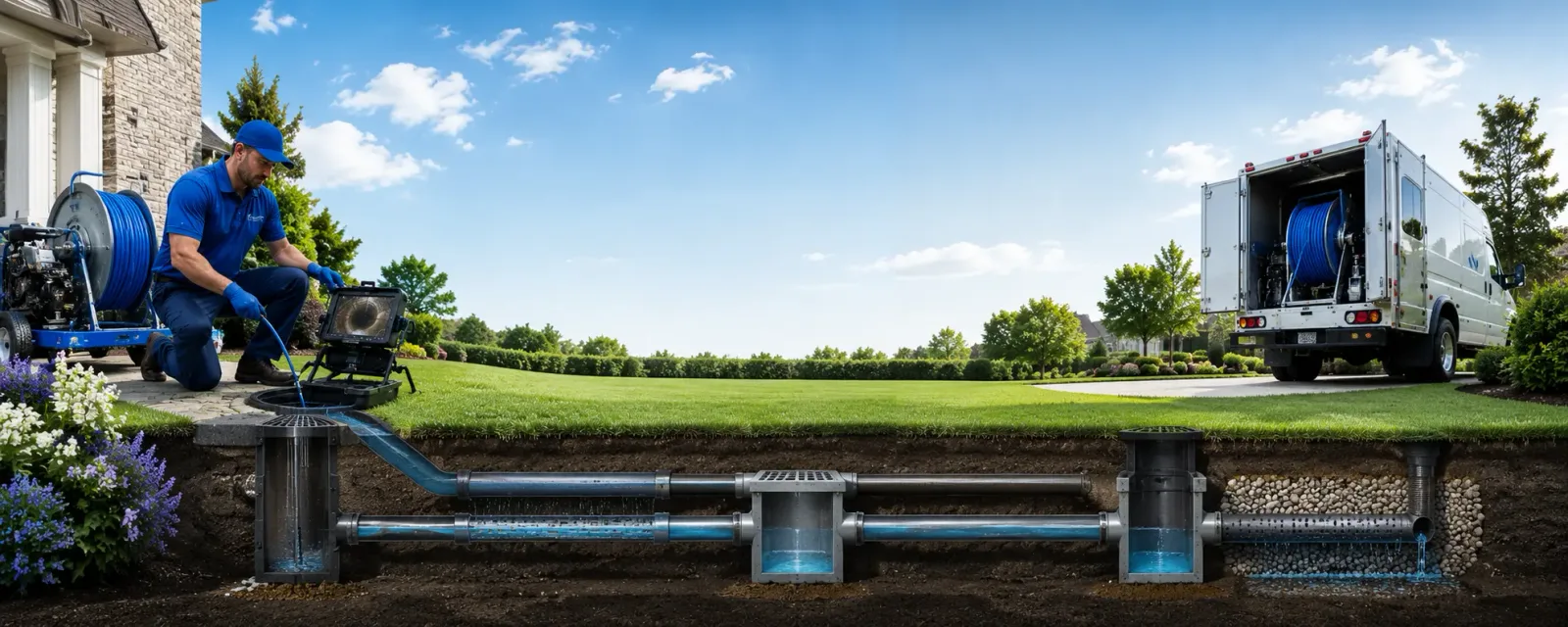 Outdoor drain cleaning information for Sullivan, WI
